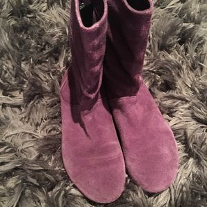 Purple boots